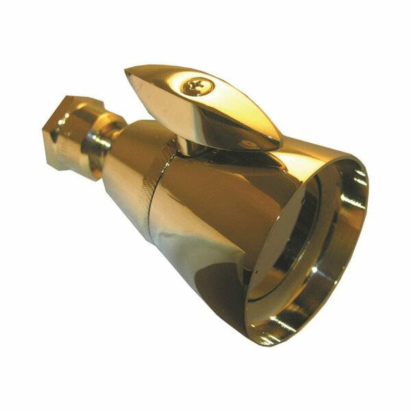 Lasco Polish Brass Showerhead 08-2309